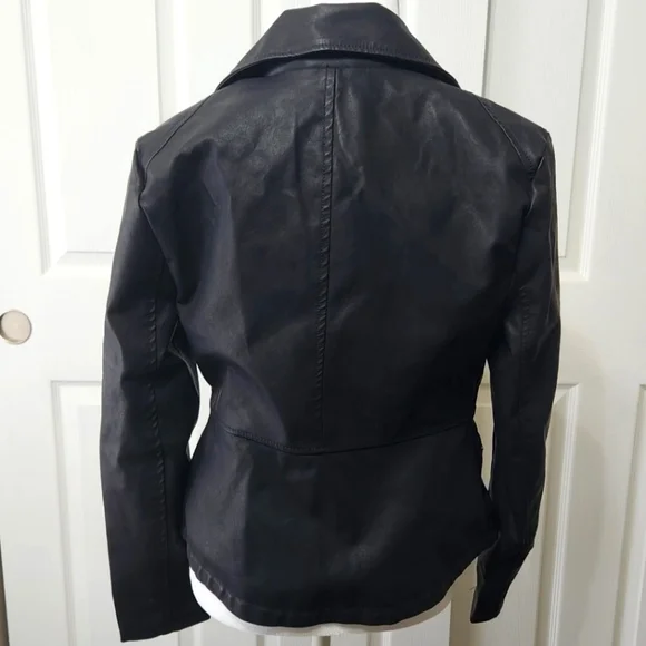 VEGAN LEATHER MOTOJACKET NWT           Size S   NORDSTROM RACK - Picture 2 of 12